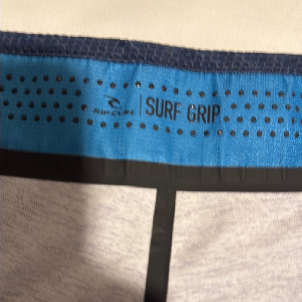 Rip Curl Board Shorts Blue and Orange with Sporty Stripes - Picture 3 of 5